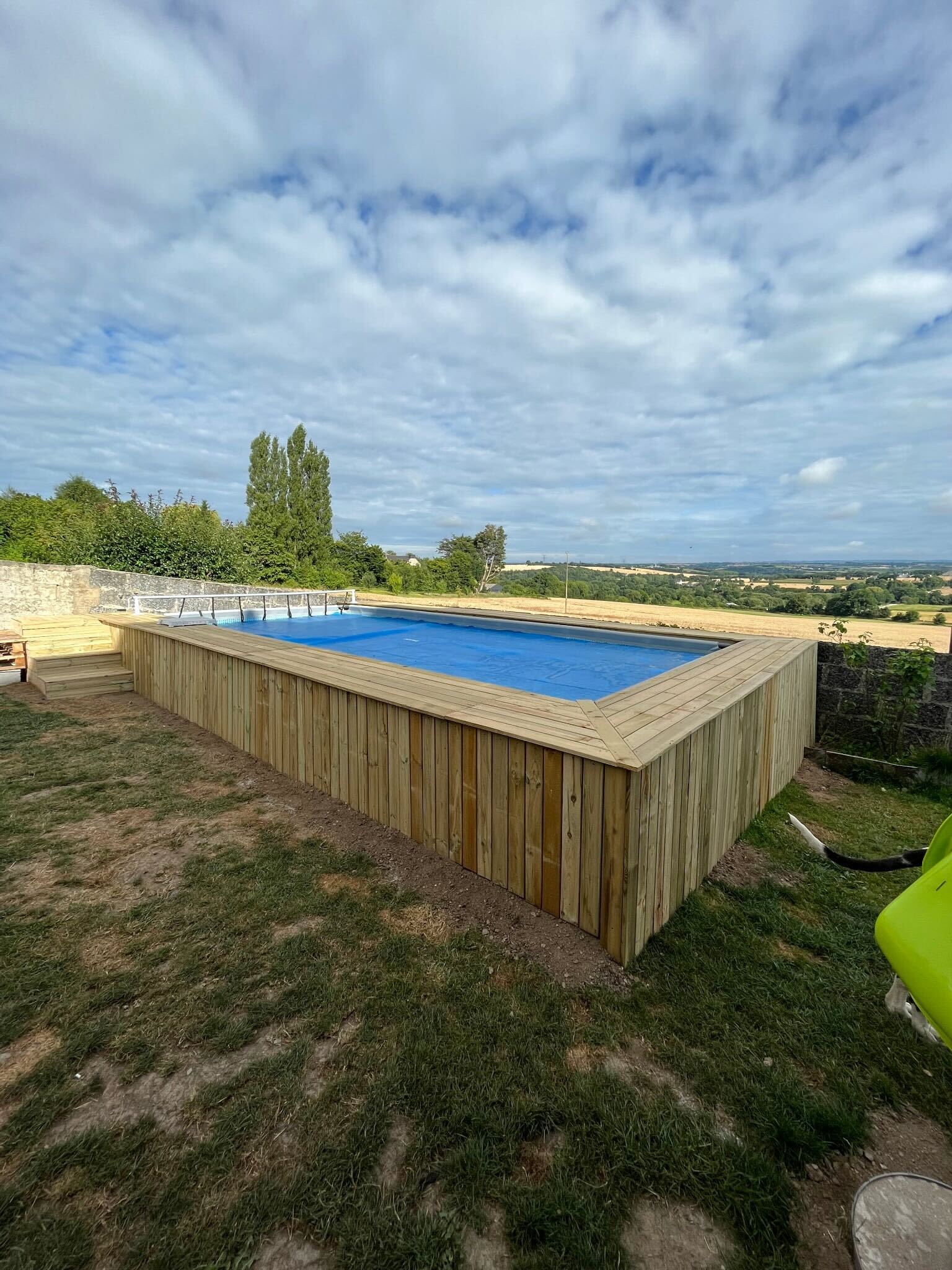 Aménagement piscine bois